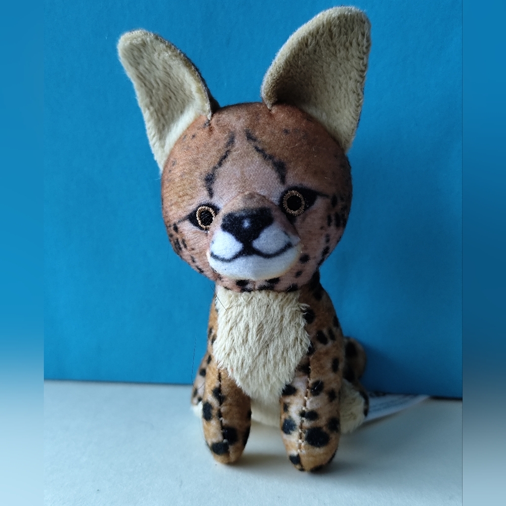 4/$20💥Serval Plush Toy 2018 McDonalds Happy Meal National Geographic Kids